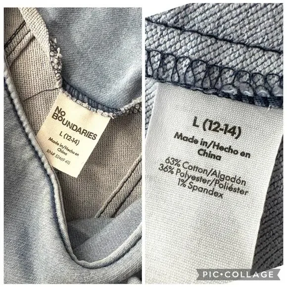 No Boundaries Vintage Denim Blue Dress SZ L - Picture 10 of 10